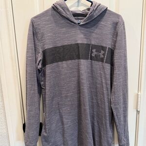 Under Armour Charcoal Hooded Shirt